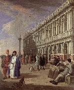 CARLEVARIS, Luca The Piazzetta and the Library France oil painting artist